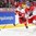 MONTREAL, CANADA - DECEMBER 29: Denmark's Tobias Ladehoff #21 and the Czech Republic's Filip Hronek #29 chase down a loose puck during preliminary round action at the 2017 IIHF World Junior Championship. (Photo by Francois Laplante/HHOF-IIHF Images)

